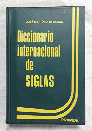 9788436800838: Diccionario internacional de siglas (Spanish Edition)