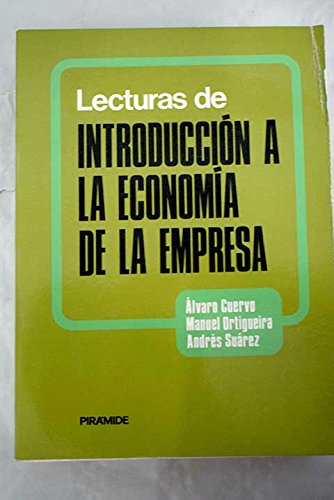 Stock image for Lecturas de introduccio?n a la economi?a de la empresa (Ciencias empresariales) (Spanish Edition) for sale by Iridium_Books