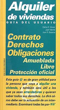 Beispielbild fr Alquiler de viviendas (Guas Del Usuario) zum Verkauf von medimops