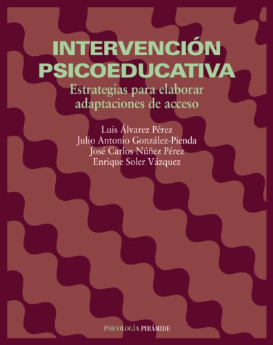 Imagen de archivo de Intervencin Psicoeducativa: Estrategias Para Elaborar Adaptaciones De Acceso (psicologa) a la venta por RecicLibros