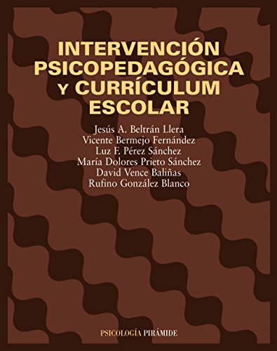 9788436814293: Intervencin psicopedaggica y currculum escolar (Psicologa / Psychology) (Spanish Edition)