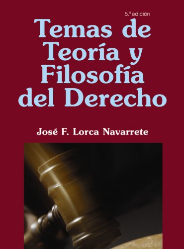 Imagen de archivo de TEMAS DE TEORA Y FILOSOFA DEL DERECHO. a la venta por KALAMO LIBROS, S.L.
