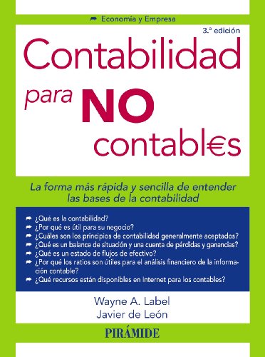 Beispielbild fr Contabilidad para no contables (Spanish Edition) zum Verkauf von Iridium_Books