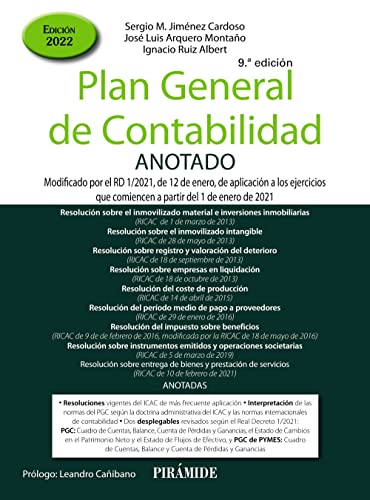 Stock image for PLAN GENERAL DE CONTABILIDAD ANOTADO for sale by KALAMO LIBROS, S.L.