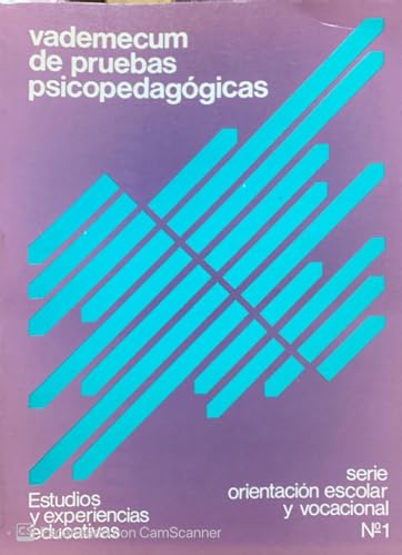 Stock image for Vademecum de Pruebas Psicopedagogicas for sale by Librera 7 Colores
