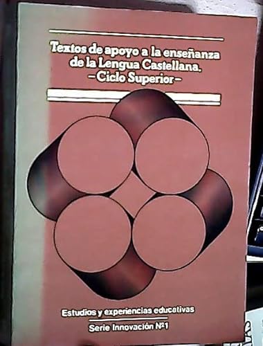 Stock image for Textos de apoyo a la enseanza de la Lengua Castellana. Ciclo Supe for sale by medimops