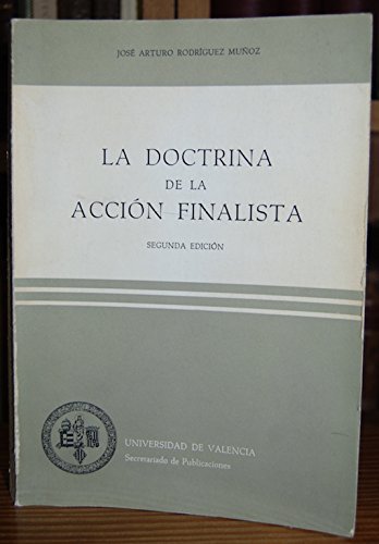Stock image for La doctrina de la accio?n finalista (Spanish Edition) for sale by Iridium_Books