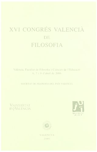 Xvi congres valencia de filosofia - Varios