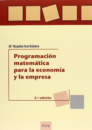 Imagen de archivo de Programacin matemtica para la economa y la empresa a la venta por AG Library