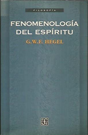 Imagen de archivo de Fenomenologa del espritu a la venta por Librera Santo Domingo