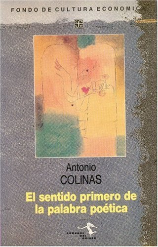 9788437502892: El sentido primero de la palabra potica (Sombras del origen) (Spanish Edition)