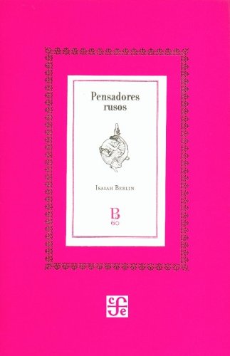 Stock image for Pensadores rusos/ Russian Thinkers (Spanish Edition) for sale by Iridium_Books