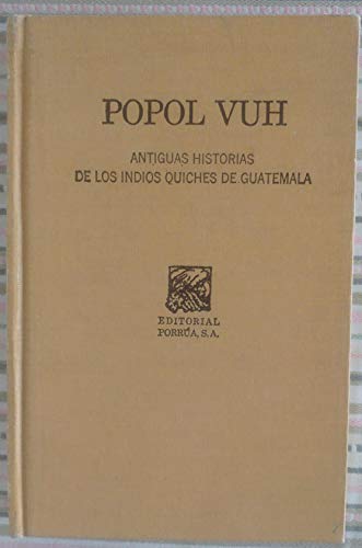 Popol Vuh (9788437505381) by AnÃ³nimo