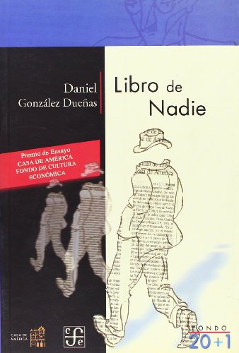Stock image for Libro de nadie for sale by Librera Prez Galds