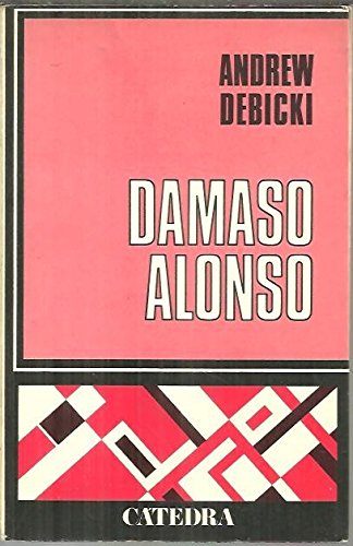 Stock image for Damaso Alonso. for sale by La Librera, Iberoamerikan. Buchhandlung