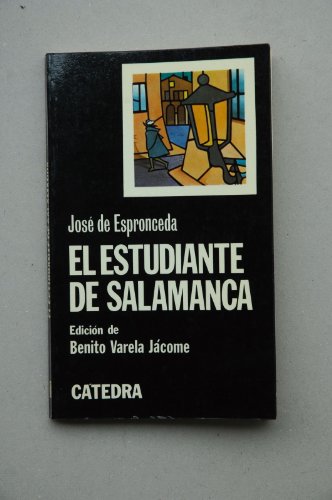 9788437600109: El Estudiante De Salamanca: El Estudiante De Salamanca (Letras Hispanicas)