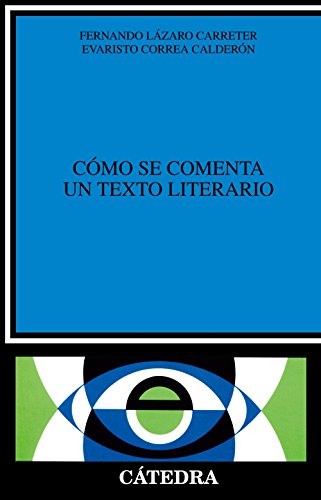 Stock image for Como Se Comenta Un Texto Literario for sale by SecondSale