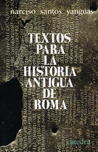 9788437600918: Textos para la historia antigua de Roma (Historia. Serie menor)