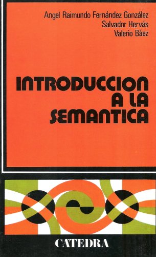 Imagen de archivo de Introduccion a la Semantica a la venta por Hamelyn