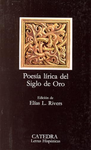 Stock image for Poesa lrica del Siglo de oro for sale by Papel y Letras
