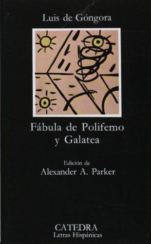 Beispielbild fr Fabula De Polifemo Y Galatea zum Verkauf von medimops