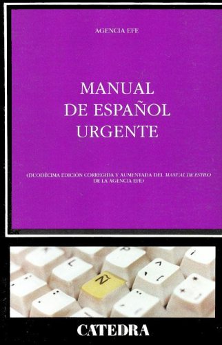 Stock image for Manual de Espanol Urgente (Spanish Edition) for sale by Wonder Book