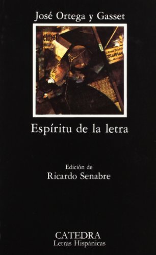 9788437605449: Espiritu de la letra / The spirit of the letter