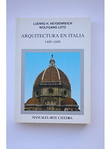 9788437610214: Arquitectura en Italia 1400-1600 (Manuales Arte Catedra)