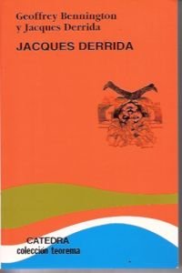 Jacques Derrida (Spanish Edition) (9788437612287) by Bennington, Geoffrey; Derrida, Jacques