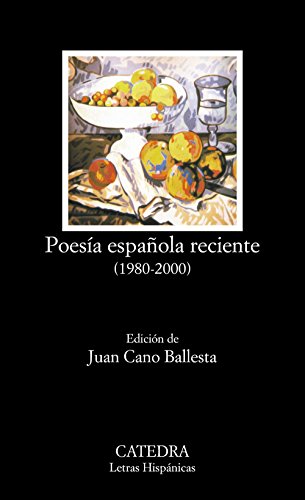 9788437618906: Poesia Espanola Reciente 1980-2000 (Letras Hispanicas)