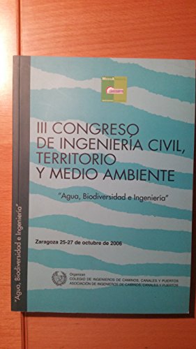 Beispielbild fr III CONGRESO DE INGENIERIA CIVIL, TERRITORIO Y MEDIO AMBIENTE C/CD zum Verkauf von Librerias Prometeo y Proteo