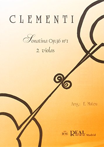 Imagen de archivo de Muzio Clementi: Sonatina Op.36 No.1, para 2 Violas (Viola (Duet) / Instrumental Work) a la venta por Revaluation Books