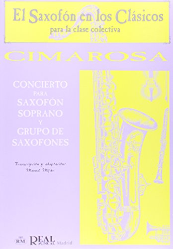 9788438706268: Domenico Cimarosa: Concierto para Saxofn Soprano y Grupo de Saxofones