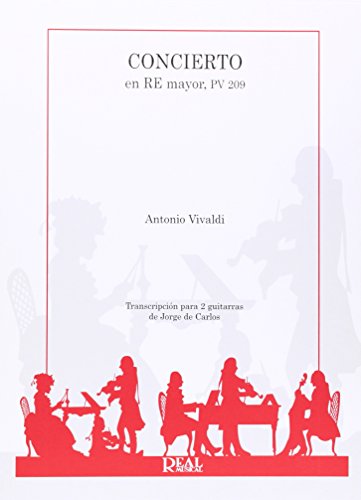Imagen de archivo de Antonio Vivaldi: Concierto en Re Mayor PV 209 para 2 Guitarras (Guitar (Duet) / Instrumental Work) a la venta por Revaluation Books