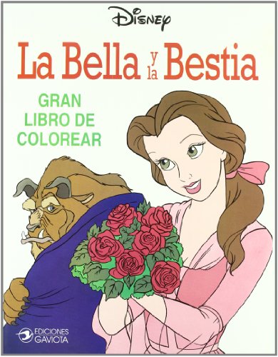 9788439281245: La Bella y la Bestia (Gran libro de colorear)