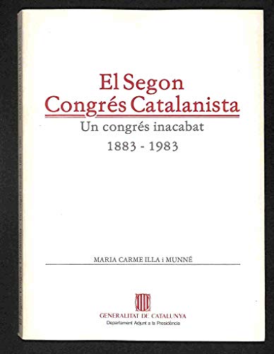 Stock image for EL SEGON CONGRES CATALANISTA for sale by Iridium_Books