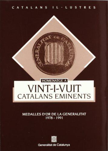 Stock image for Homenatge a vint-i-vuit catalans eminents : for sale by Puvill Libros
