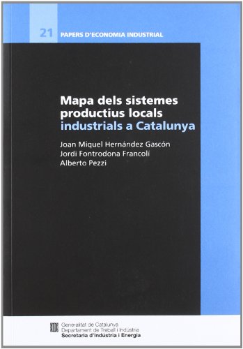 Imagen de archivo de Mapa Dels Sistemes Productius Locals Industrials a Catalunya a la venta por Hamelyn