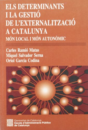 Imagen de archivo de Determinants gesti externalit a la venta por Iridium_Books