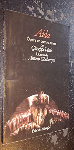 Beispielbild fr Aida. pera en Cuatro Actos de Giuseppe Verdi zum Verkauf von Hamelyn