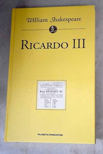 9788439584810: Ricardo III