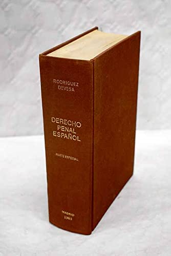 Imagen de archivo de Derecho Penal Espaol. Parte General & Parte Especial. 2Tomos a la venta por Librera 7 Colores