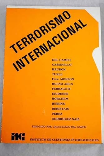 9788439819110: Terrorismo internacional (Spanish Edition)