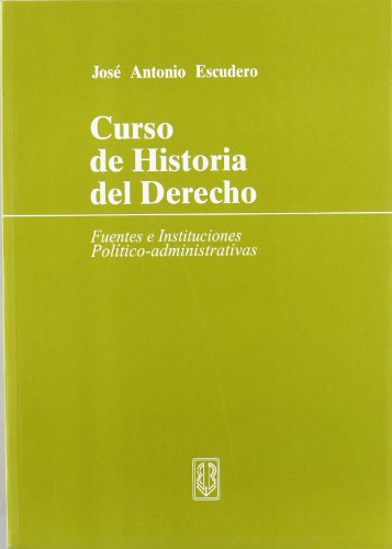 9788439849032: Curso de historia del derecho (3ª ed.)