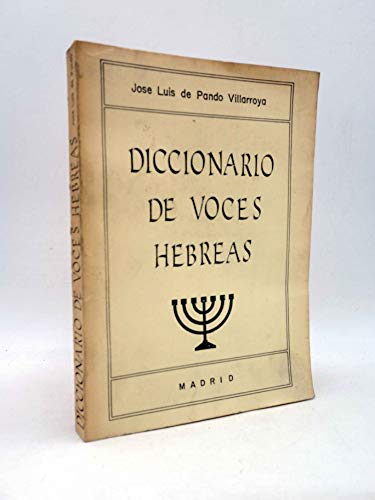 9788439867647: DICCIONARIO DE VOCES HEBREAS