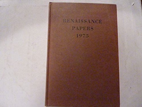Stock image for Renaissan Papers 1975 for sale by Better World Books