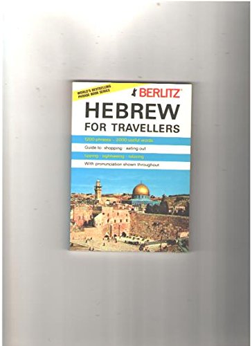 Stock image for Berlitz: Hebrew For Travellers for sale by Wonder Book