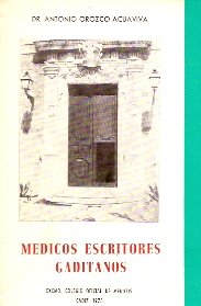 Imagen de archivo de Me?dicos escritores gaditanos (Spanish Edition) a la venta por Iridium_Books