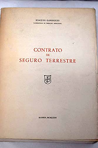 9788440058171: Contrato de seguro terrestre (Spanish Edition)