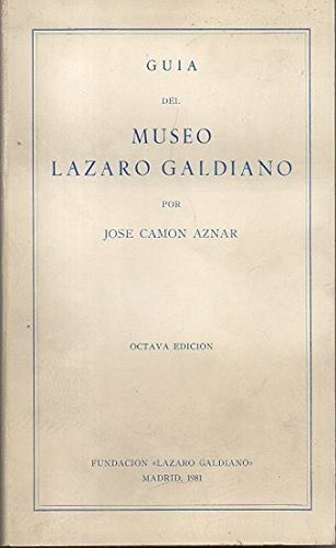 Imagen de archivo de GUIA DEL MUSEO LAZARO GALDIANO a la venta por Librera Gonzalez Sabio